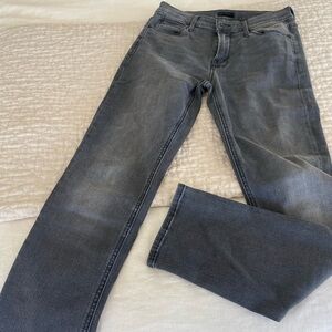 MOTHER denim jeans size 25 faded black grey